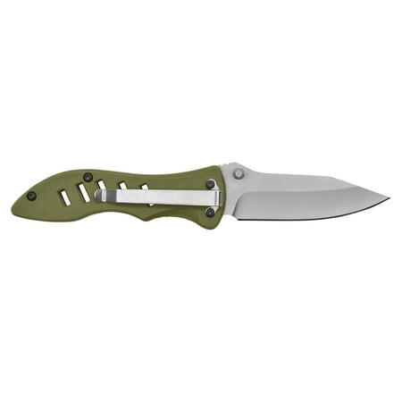 Pocket Knife Abalone Handles - Ozark Trail 6.5 Inch Titanium Pocket Knife, Green Handle