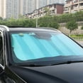 thumbnail image 3 of WSBDENLK Five-Layer Thickening Sunscreen Car Sunshade Aluminum Foil Insulation Car Rays Sun Visor Protector Sunshade Car Sun Screens for Front Windshield Parasol Para Parabrisas, 3 of 5