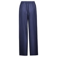 thumbnail image 5 of Women's High Waist Wide Leg Trousers in Lightweight Fabric for Summer Comfortable Straight Cut Palazzo Pants for Business Casual, 5 of 6