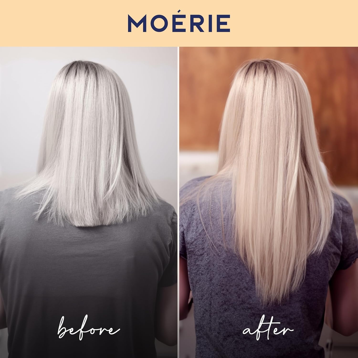 Moerie Shampoo, Conditioner, Hair Mask & Spray Set – 4-in-1 Mega Pack for Fuller-Looking, Healthy-Looking Hair – Paraben & Silicone Free