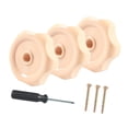 thumbnail image 3 of Colaxi RV Window and Vent Knob Window Latch Knob Maintenance Repair Easy to Install with Screw for Garage RV Window Accessories Coffee 3Pcs, 3 of 8