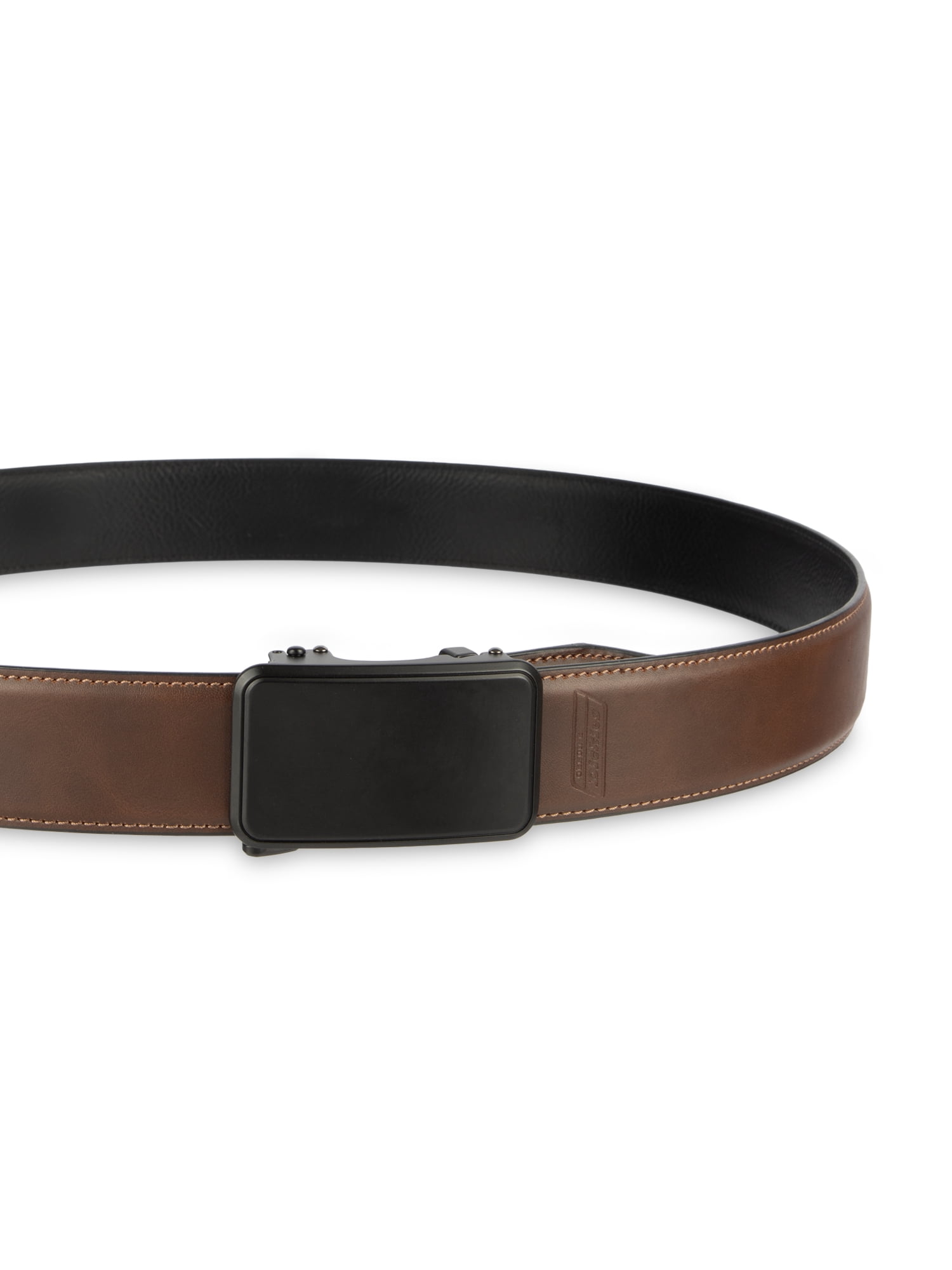 Genuine Dickies Men’s Adjustable Track Lock Ratchet Buckle Belt, No‑Hole Design