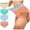 ZC-Multicolor, variant on Aboser High Waist Panty Underwear for Women Cotton Full Coverage Hipster Panties Comfy Seamless Brief Underwear Plus Size Ladies Briefs Underwear Pack of 4