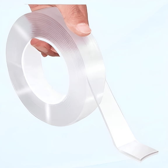 ICERUN Double Sided Tape,Heavy Duty Mounting Tape,Waterproof Foam Tape,Strong Sticky Adhesive Strips for Home Office Decoration,Car,Picture Hanging Strips for Poster 0.79 Inchx9.85 Feet