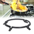 Wok Ring Replacement Parts Wok Support Ring Black Stove Rack Round Pan Holder Stand for