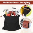 thumbnail image 3 of Guardurnaity Bolsa de forraje plegable duradera hecha con lona de cuero de PU, bolsa de forraje de lona resistente al desgaste Viajes, Equipaje y Accesorios Varios Negro, 3 of 6