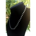 thumbnail image 4 of K-KED 8mm Elite Shungite Necklace Noble Shungite Bead Necklace Chain Karelia Reiki 20", 4 of 9