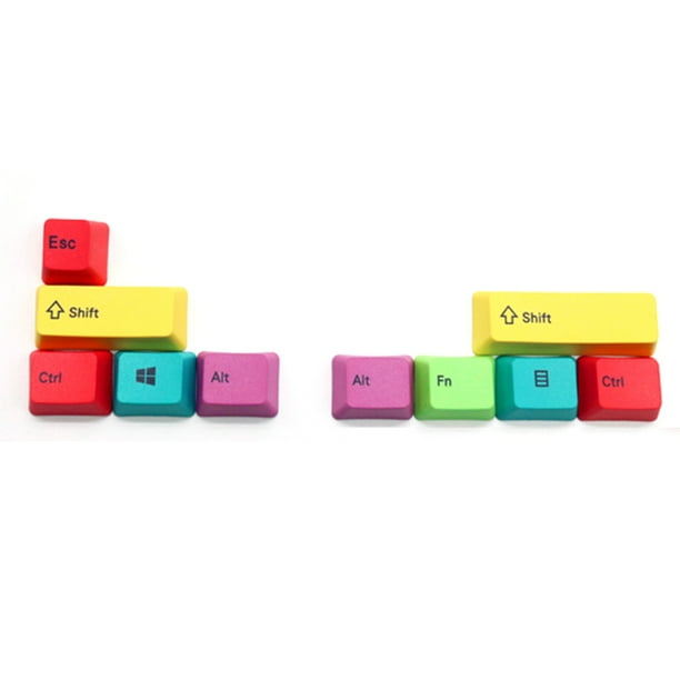 Tecla de botón CMYK de teclado mecánico para tecla de repuesto de modificador de cereza