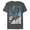 Charcoal Heather, variant on Men's Superman Robotic Fall  Graphic Tee Navy Blue Heather 3X Large