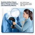 thumbnail image 3 of Steamer Iron for Clothes 1800W, Muaket Fast Heat Up Hand Clothing Garment Steamer, Portable Handheld Travel Fabric Steamer Plancha de Ropa a Vapor with 300ml Water Tank, 3 of 7