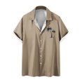 thumbnail image 2 of Qiopertar Liquidation à Moins de 5$ Mode Hommes Chemise à Manches Courtes Col Rabattu en Solde Accès Anticipé, 2 of 4