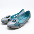 thumbnail image 3 of Disney Elsa Girls Wedge Closed Toe Multicolor Shoes, 2/3 YTH Multi, 3 of 10