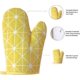 thumbnail image 2 of Oven Mitts and Potholders BBQ Gloves-Oven Mitts and Pot Holders with Recycled Cotton Infill Silicone, 2 of 5
