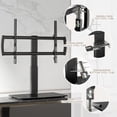 thumbnail image 4 of Hemudu Universal Swivel TV Stand, 11.16 lb, Heavy Duty Tempered Glass Base, 4 of 8