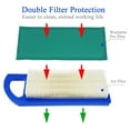 thumbnail image 4 of JIAHAOO Engine Air Filter and Pre Filter Kit 697634 794422 for Lawn Mowers Protection Performance for Briggs Stratton, 4 of 9