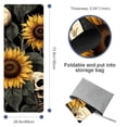 thumbnail image 4 of Sunflower Yoga Towel with Storage Bag, 72.8"x26.8" - Suitable for Yoga, Pilates, Fitness, Gym Towels, 4 of 6