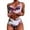 Red, variant on Two Piece Swimsuits for Women Tie Dye Graphic Bathing Suit Halter Front Criss Cross Swimsuit Cut High Waisted Swimwear