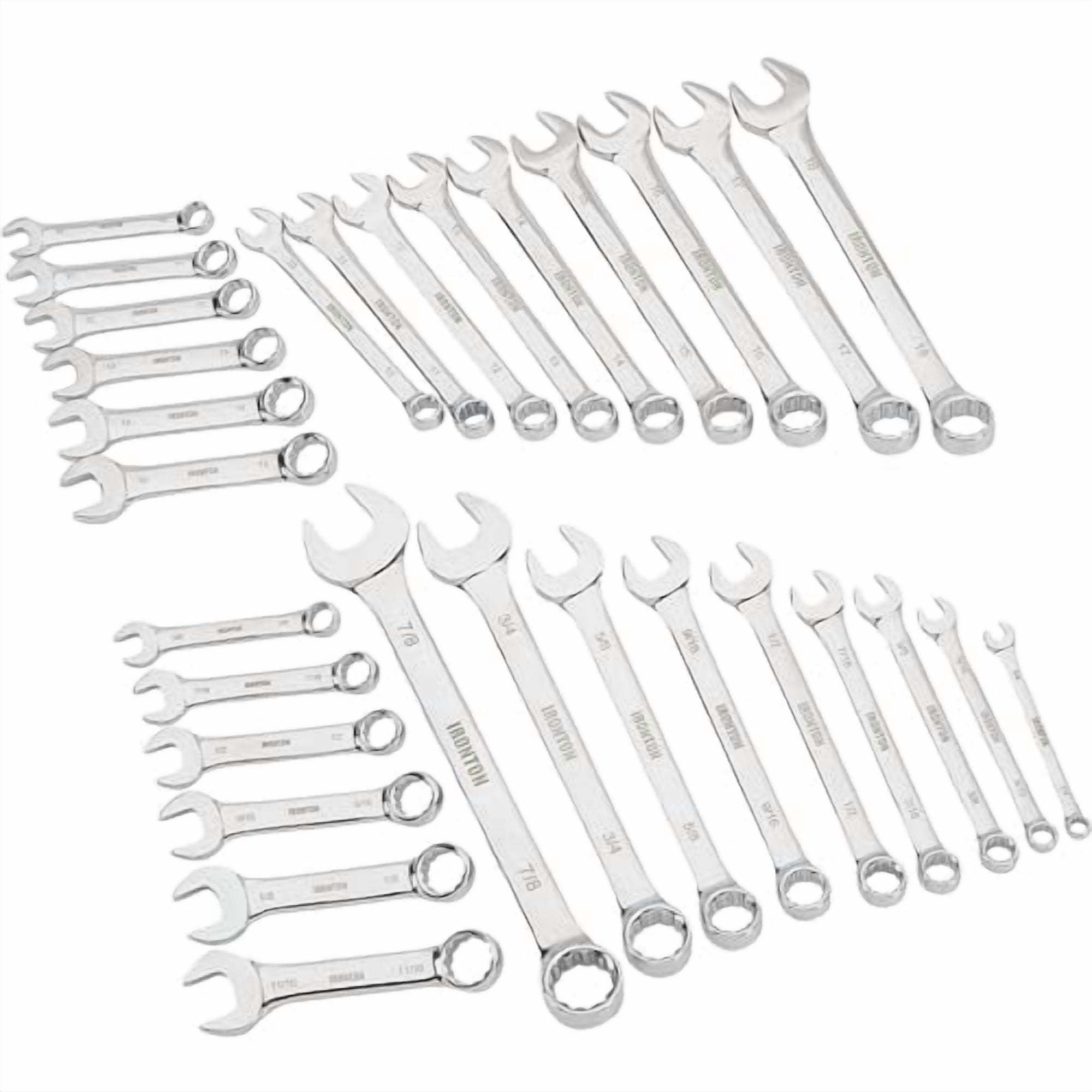 Ironton 30-Pc. SAE/Metric Wrench Set, Model# 38175A