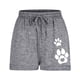thumbnail image 3 of WILLBEST Pantalones Casuales elegantes para Mujer para Yoga y Deportes: Shorts Elásticos con Lazo y Estampados de Moda. Grande, 3 of 3