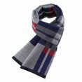thumbnail image 2 of Modèle à Damier Confortable Hiver Protection contre le Froid Mode Hommes, 2 of 4