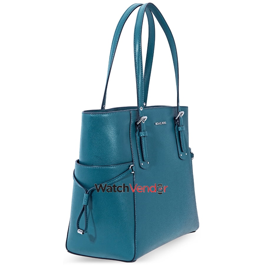 voyager crossgrain leather tote