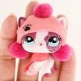 thumbnail image 3 of Minilps Pet Toy Short Hair Cat #2291 with Hat Scarf Accessories,Collectible Mini Toy Figurines, 3 of 7
