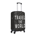 thumbnail image 3 of Easygdp Travel The World1 Print Elastic and Washable Suitcase Protective Cover with Hidden Zipper Fits 18-32 inch Luggage -Medium, 3 of 9