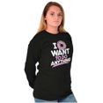 thumbnail image 3 of I Donut Want to Do Anything Funny Pun Long Sleeve TShirt Men Women Brisco Brands S, 3 of 6
