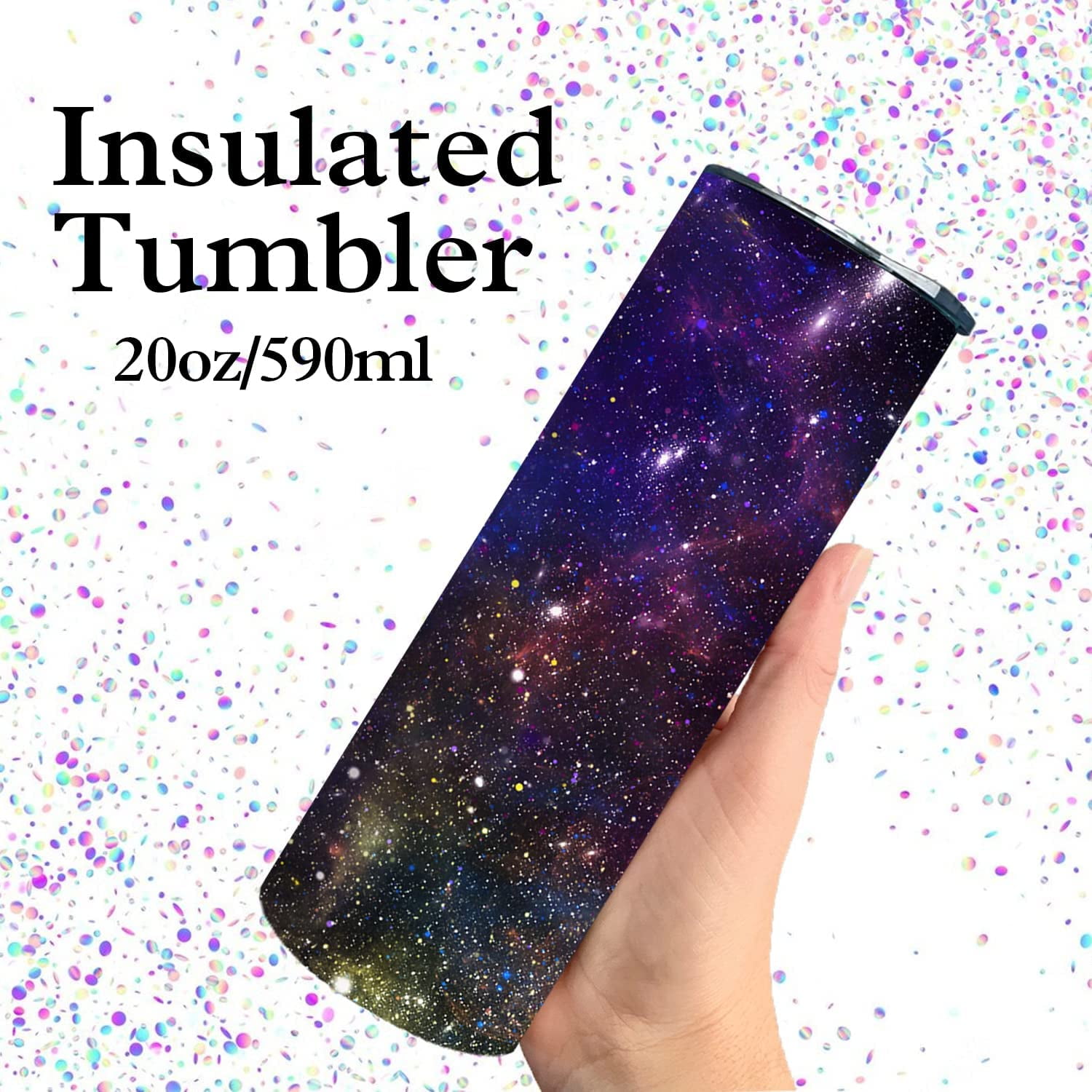 Purple and Black Sunflower 20 oz Sublimation Tumbler – Happy Little Star  Shop
