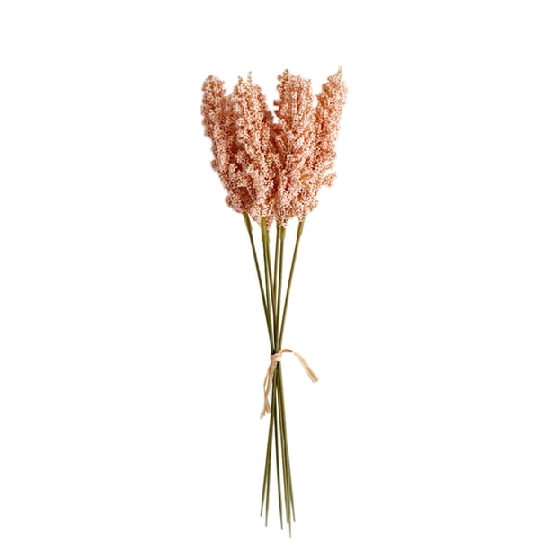 6 jarrones decorativos artificiales para decoración del hogar, ramos de flores DIY
