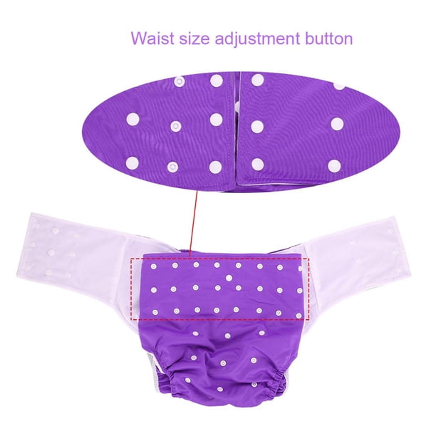 Pañal De Bolsillo Pañal De Bolsillo Para Adultos Reutilizable 5 Colores Cómodo Lavable Para Adultos Mayores