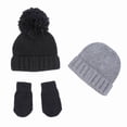 thumbnail image 2 of Reebok 3-Piece Toddler Winter Hats and Mittens Set - 2T-4T, 2 of 4