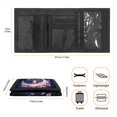 thumbnail image 6 of Chririnla Card Holder Purse Floral Pattern Waterproof Trifold Card Wallet for Sports, Polyester Slim Children's Wallet, 6 of 6