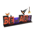 thumbnail image 4 of Amdohai Halloween Table Pumpkin Skull Wooden Decoration Halloween Party Table Centerpieces Table Topper, 4 of 8