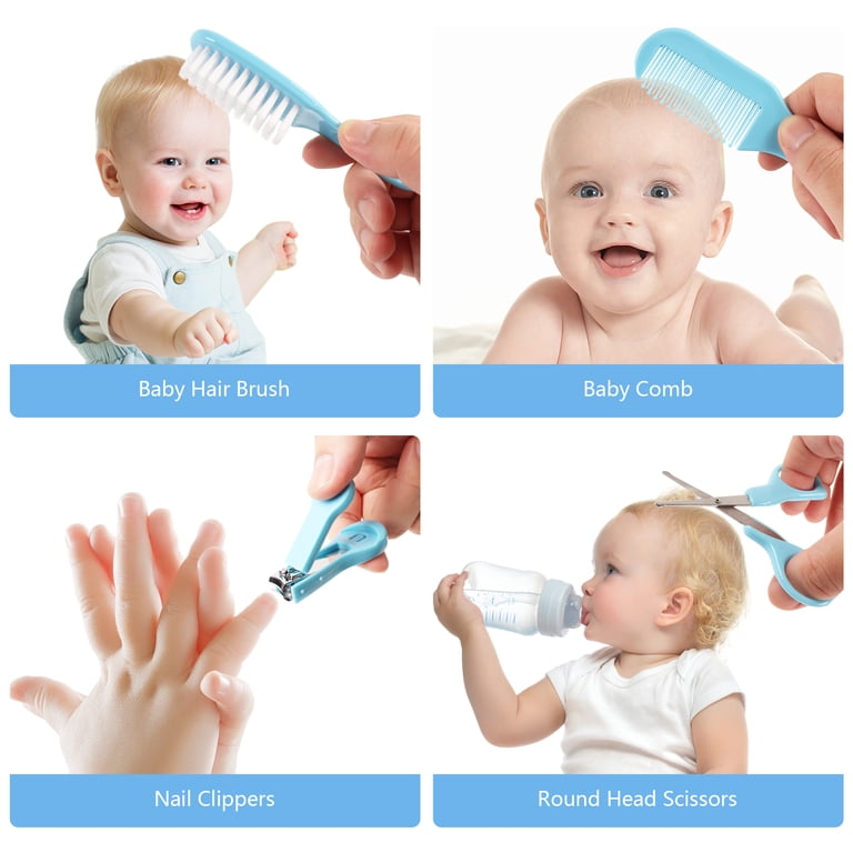 BUSATIA 20-in-1 Electric Baby Grooming Kit, Blue photo 4