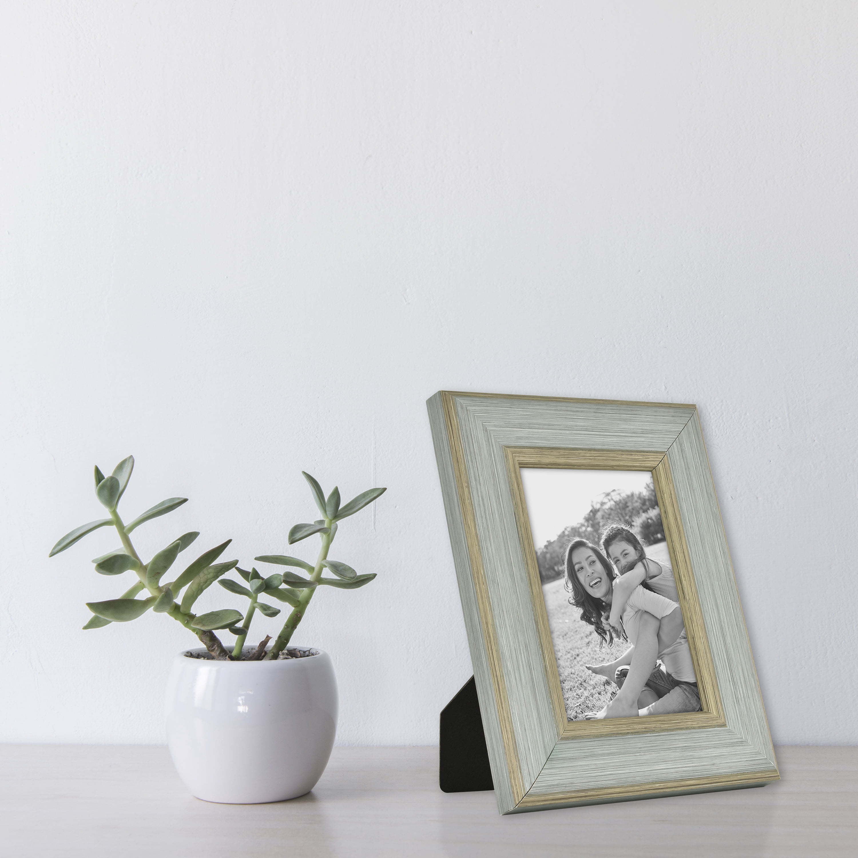 Mainstays 4"x 6" Elegant Teal Tabletop Picture Frame