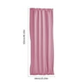 thumbnail image 3 of Yannianjz under $5 Blackout Rod Pockets Window/Door Curtain Back Side Panels for Privacy - Blackout Thermal Insulated Classroom Curtains Lockdown Shade for French Door, 3 of 8