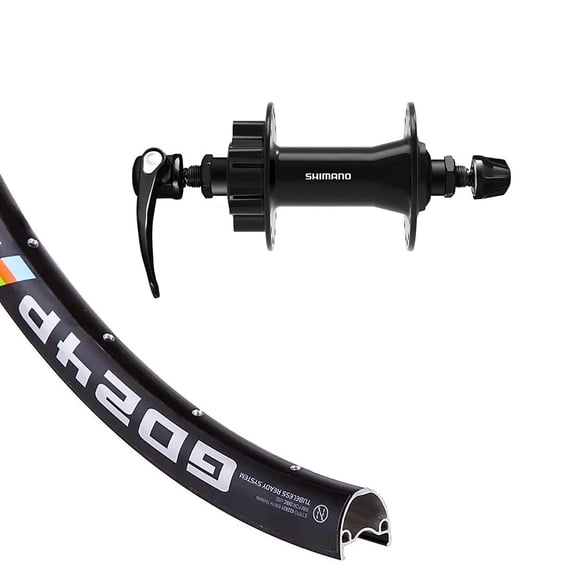 Wheel Shop, Alex GD24P / Shimano HB-QB400, Wheel, Front, 700C / 622, Holes: 32, QR, 100mm, Disc IS 6-bolt