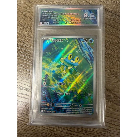 2026 Mega Evolution Froakie Holo Secret Rare #88/86 English Pokemon Trading Card