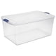 image 2 of Sterilite 105 Qt. Latch Box Plastic, Stadium Blue, Set of 4