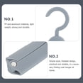 thumbnail image 2 of HAKIDZEL 4Pcs Portable Travel Hangers Blue PP for Closet Organization, 2 of 8