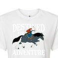 thumbnail image 3 of Disney Brave - Merida & Angus Destined for Adventure - Juniors Cropped Cotton Blend T-Shirt, 3 of 5
