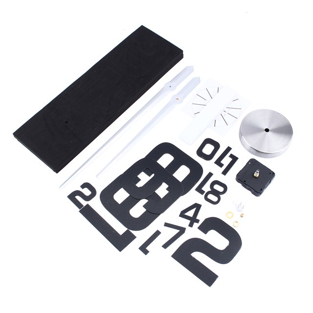 Kit de reloj de pared grande DIY moderno, pegatina de superficie de espejo 3D para sala de oficina en casa