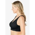 thumbnail image 3 of Comfort Choice Women's Plus Size Wireless Microfiber T-Shirt Bra, 3 of 6