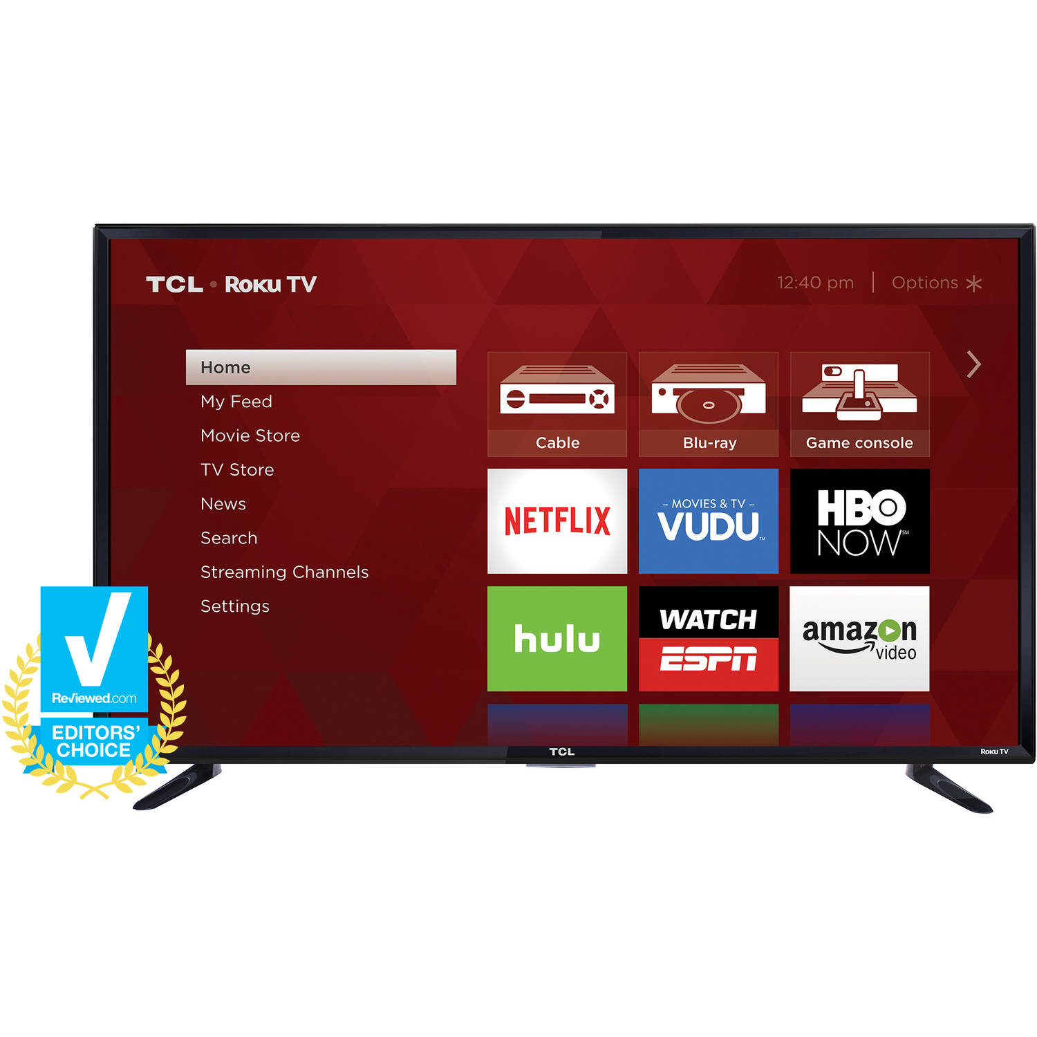 TCL 48FS3750 48″ 1080p LED Roku Smart HDTV