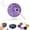 Purple, variant on 6 Note 3 Inch Steel Tongue Drum Small Drum Portable Handpans Drum Percussions Instrument For Meditations Yoga