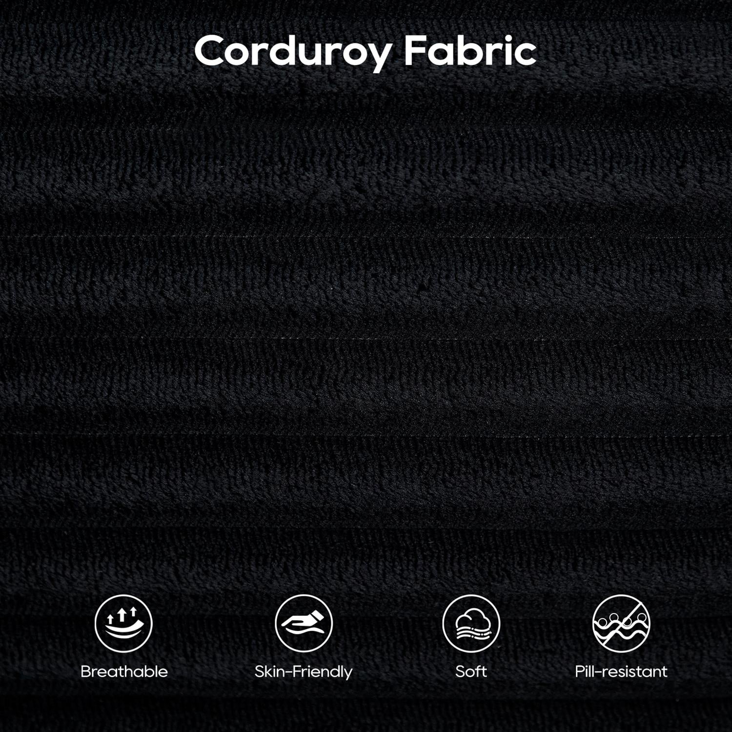 Demi Bonn 72" Cozy Loveseat Sofa Bed with Memory Foam & Sturdy Steel Frame, No Assembly Needed, Convertible 2-in-1 Couch for Small Spaces, Apartments, Black