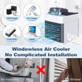 thumbnail image 3 of Aire acondicionado portátil Shuxiu Wang 3 en 1 enfriador de aire USB con 3 velocidades, 3 of 5