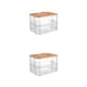 thumbnail image 2 of Bearachild Caja para niños con tapa, solución de almacenamiento apilable para juguetes, cajas de bloques de construcción multifuncionales Type5 NO5, 2 of 6
