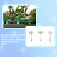 thumbnail image 4 of Lámpara de calle Yuarrent Tamaño Parque infantil Paisaje metal LED diseño Paisaje 2 cabezas Gris blanco cálido, 4 of 6